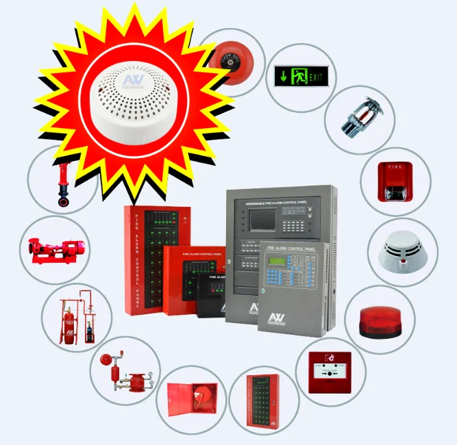 Non-polarity analog 2-wire bus addressable fire alarm system