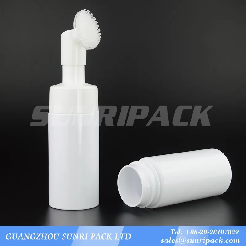Download 120ml Silicone Brush Foam Pump Plastic Bottle For Face Wash View Foam Pump Plastic Bottle Sunripack Product Details From Guangzhou Sunri Pack Material Co Ltd On Alibaba Com