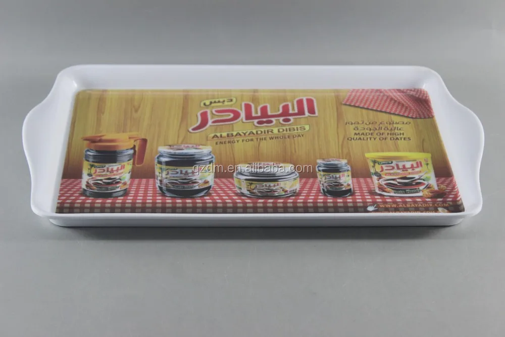 Sales Promotion Melamine Tray For Custom Printed