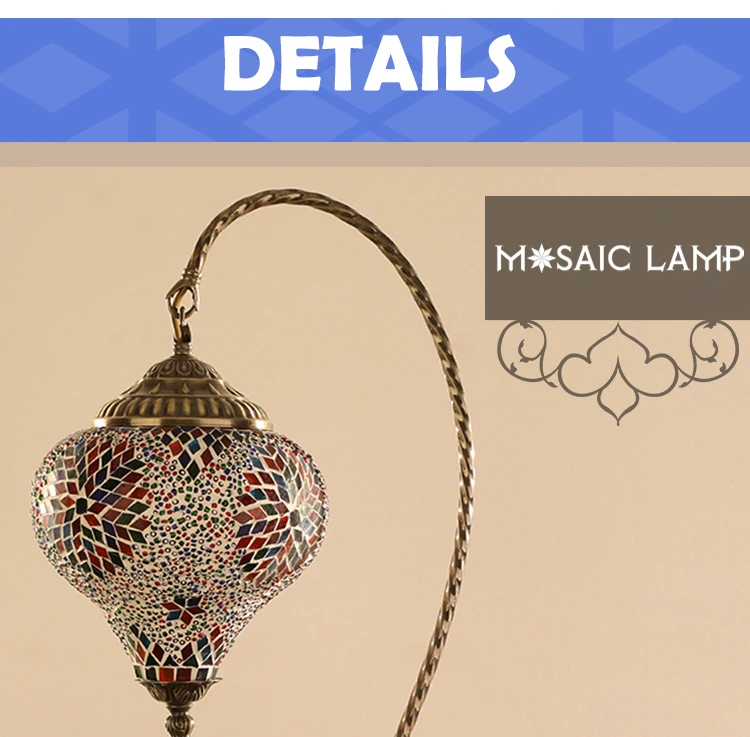 Professional Manufacture home light lamps led lamps for table turkish lamps from the colored glass