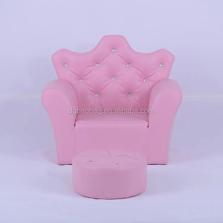 wholesale latest creative soft pink mini kids couch