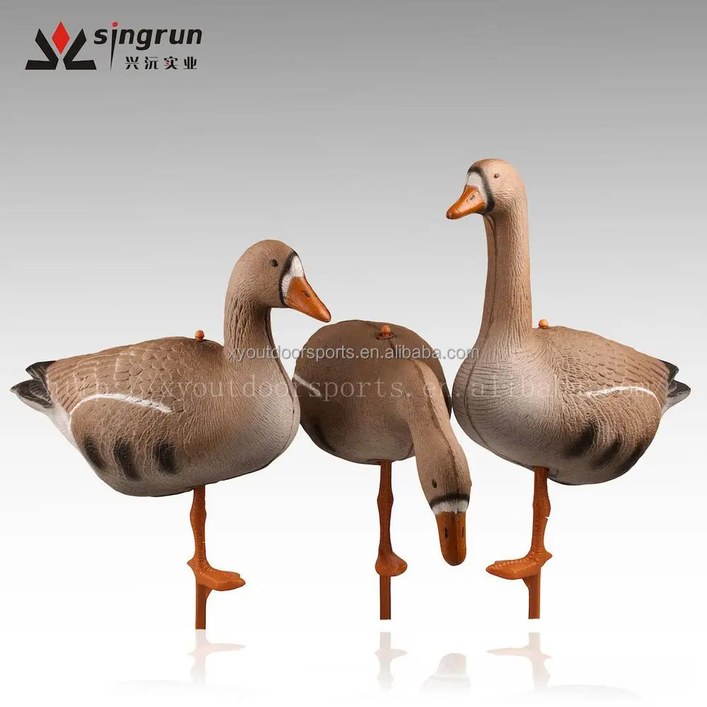 Wholesale Inflatable Foam Whitefronted Geese Decoys Lifelike Decoy