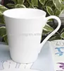 white bone china cup and saucer,wholesale bone china coffee mug,fine ceramic mug