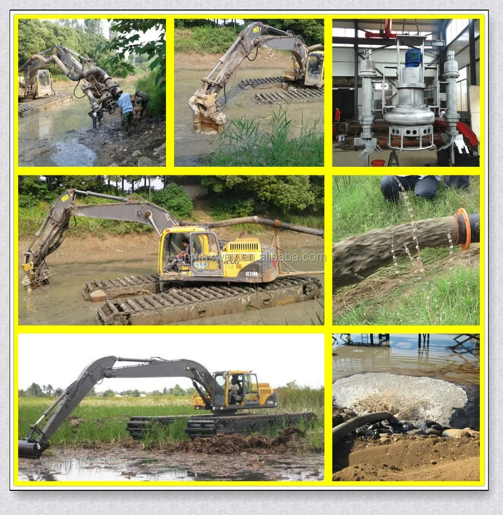 MAXWAY MACHINE COMPANY New Product ~ VOLVO EC200 Float Undercarriage  Excavator with Cutter Suction Pump Head