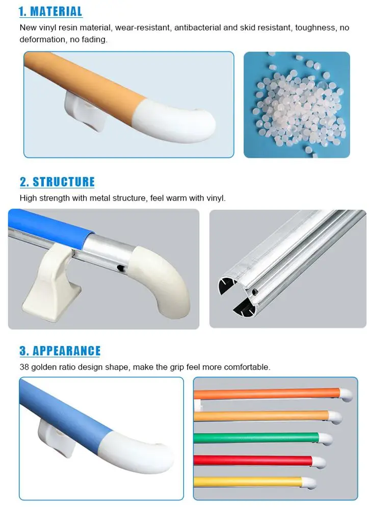 Aluminum Handrail Pvc Stair Handrail Plastic Cover Buy Pvc Stair