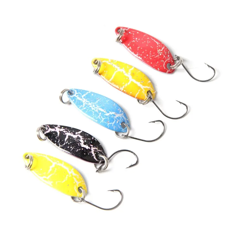 10pcs Colorful Painting Lure Metal Lure Kit Spoon Lure Set Buy Spoon