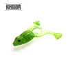 KINGDOM Model 3814 4pcs/Bag 60mm 5g Surface Topwater Frog Lure Soft Swimbait Fishing Lure Soft Frog Baits