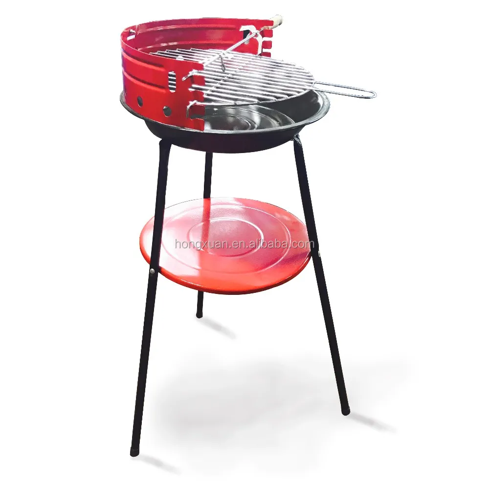 Construction Simple Émail Barbecue Au Charbon De Bois Construction Simple Émail Barbecue Au Charbon De Bois