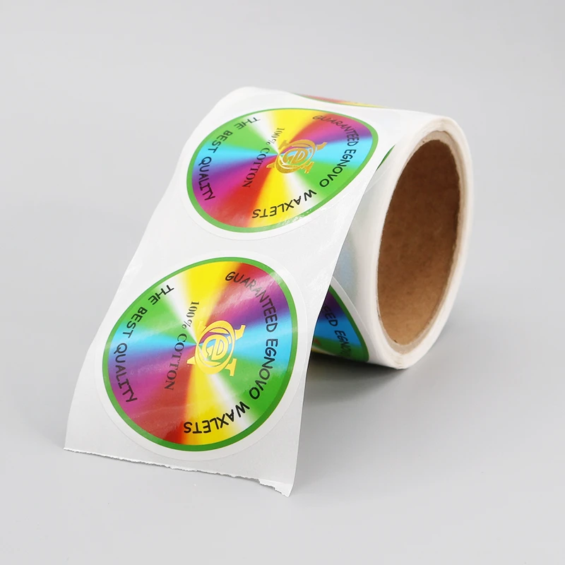 Rond personnalis&eacute; autocollants en vinyle imprim&eacute; pour les cosm&eacute;tiques