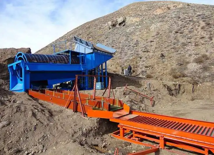 Land use Gold Washing Plant with gold separators