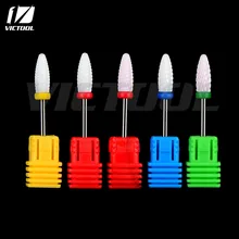 1 peça Victool Cerâmica de Alta Qualidade Rotary Burr Para Máquinas Manicure Pedicure Elétrico Prego Broca Lixas de Unha Ferramentas do Salão de beleza