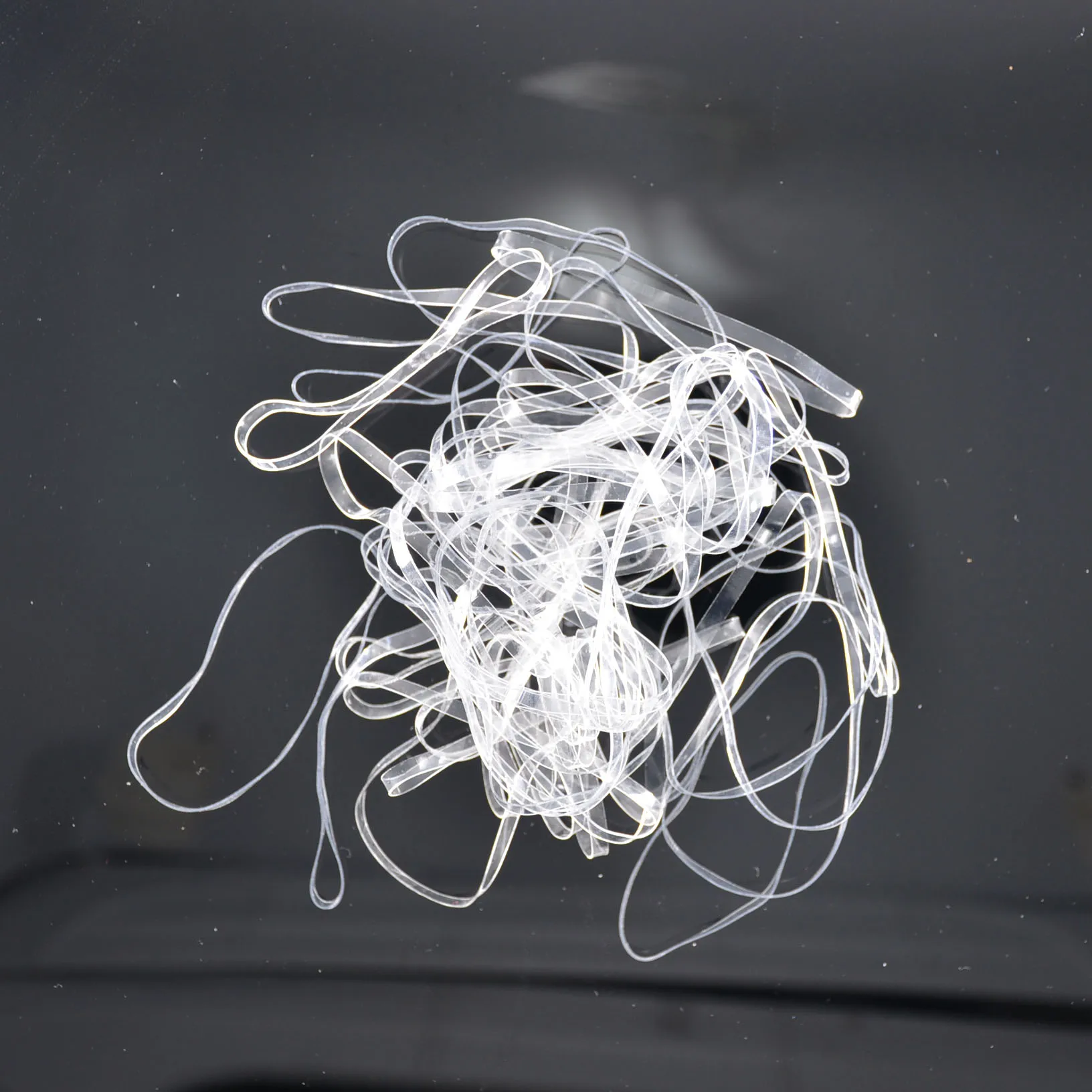 High Quality Silicone Plastic Clear Transparent Diary Toy Elastic Band ...