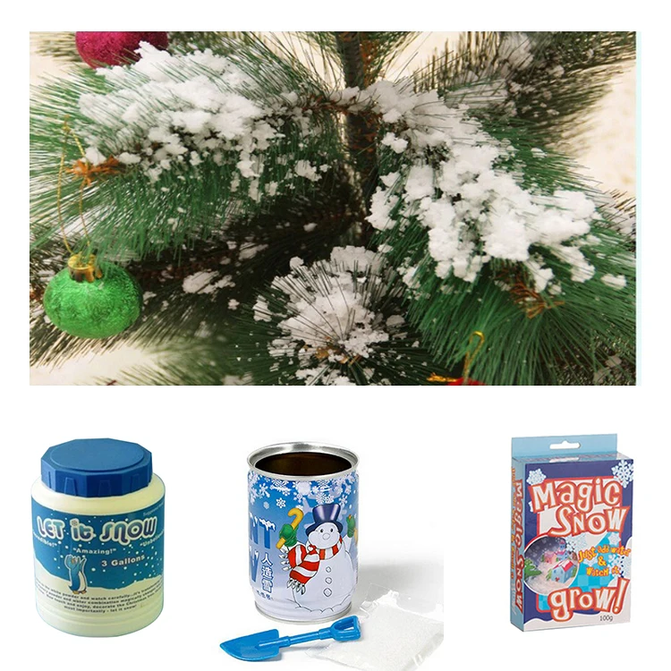 Wholesale Chinese Christmas Ornaments Magic Artificial Snow Instant Snow Powder
