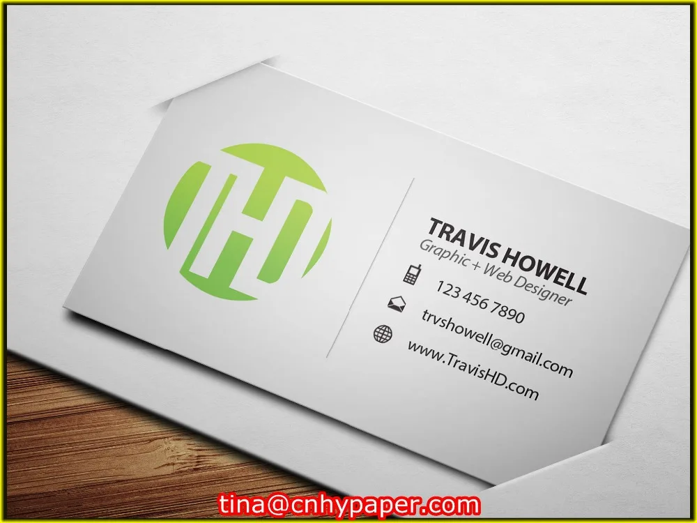 Customized Simple Professional Business Card Printing Visiting Custom Paper Name Business Visiting Card