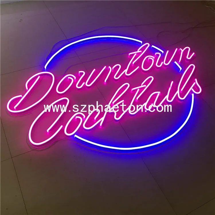 Electronic Led Neon Sign Letters Decorative Custom Flexible Neon Sign