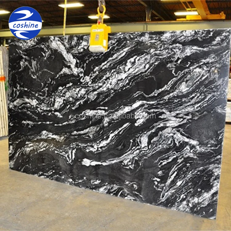 Cheap Indian Cosmic Black Forest Granite Slabs For Sale Buy Black