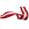 2 inch width red bule and yellow stripe nylon/polyester ribbon for belt