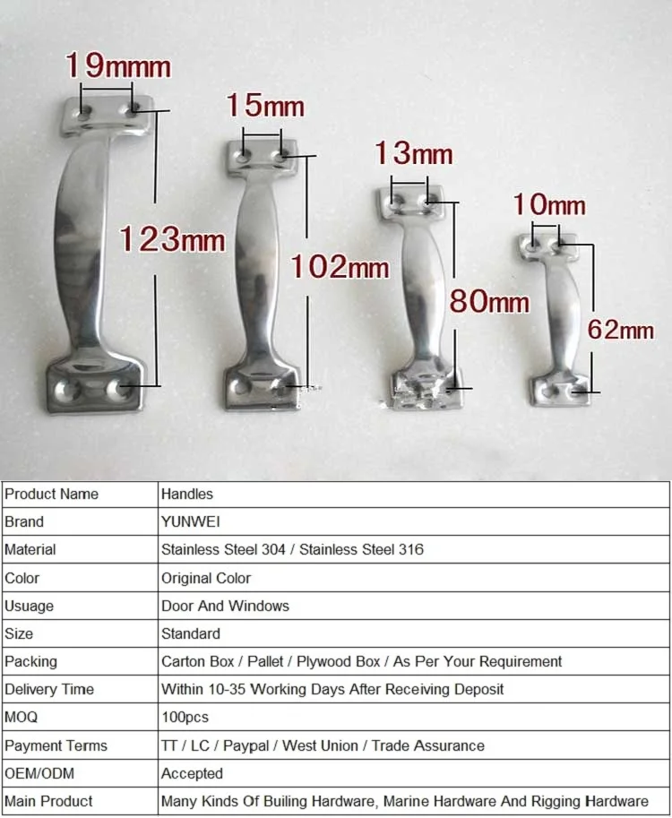 Professional Manufacturer Stainless Steel Internal Door Handles Uk