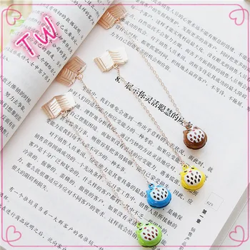 Custom Standard Magnetic Metal Bookmark Size Long Chain Design Owl