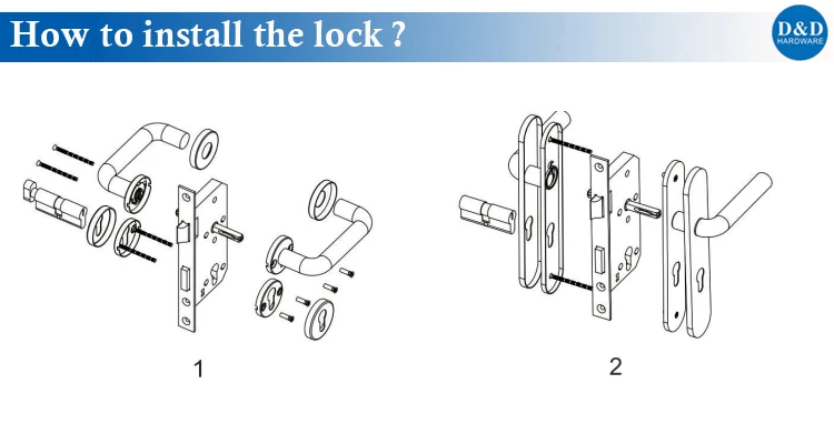 The Installation of Mortise Lock from D&D Hardware