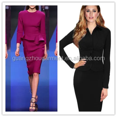 2017 Fashion Modern Women S Ol Long Sleeve Office Lady Wear Suit 2017 Fashion Modern Women S Ol Long Sleeve Office Lady Wear Suit Dress