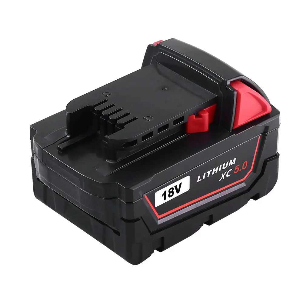 18 18v 5000mah Lithium-ion Replacement Battery For Milwaukees Cordless ...