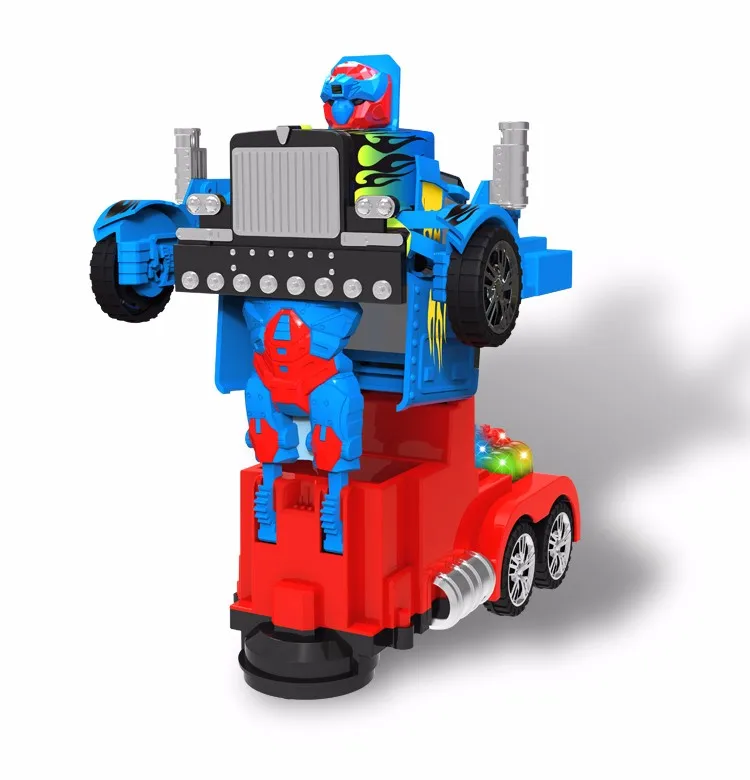 Hot Sale Deformation Robot Cars Remote Control Toys for Kids Music Toy Transformed Robot Rc Car