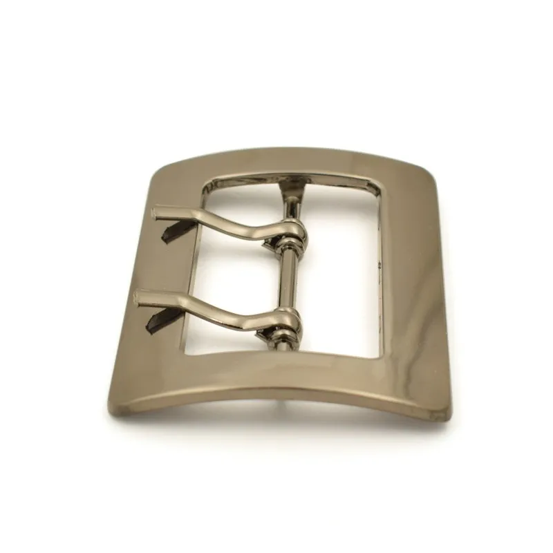 Gunmetal Plating Wholesale Bulk Belt Buckles 2 Inch Double Pin Belt
