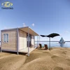Tiny Beautiful cheap modern prefabricated beach house,well design fast build villa,shipping container hotel