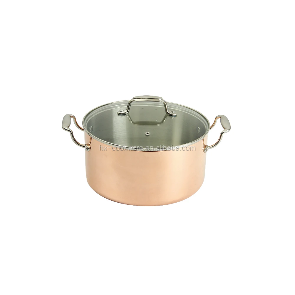 copper cooking pot set