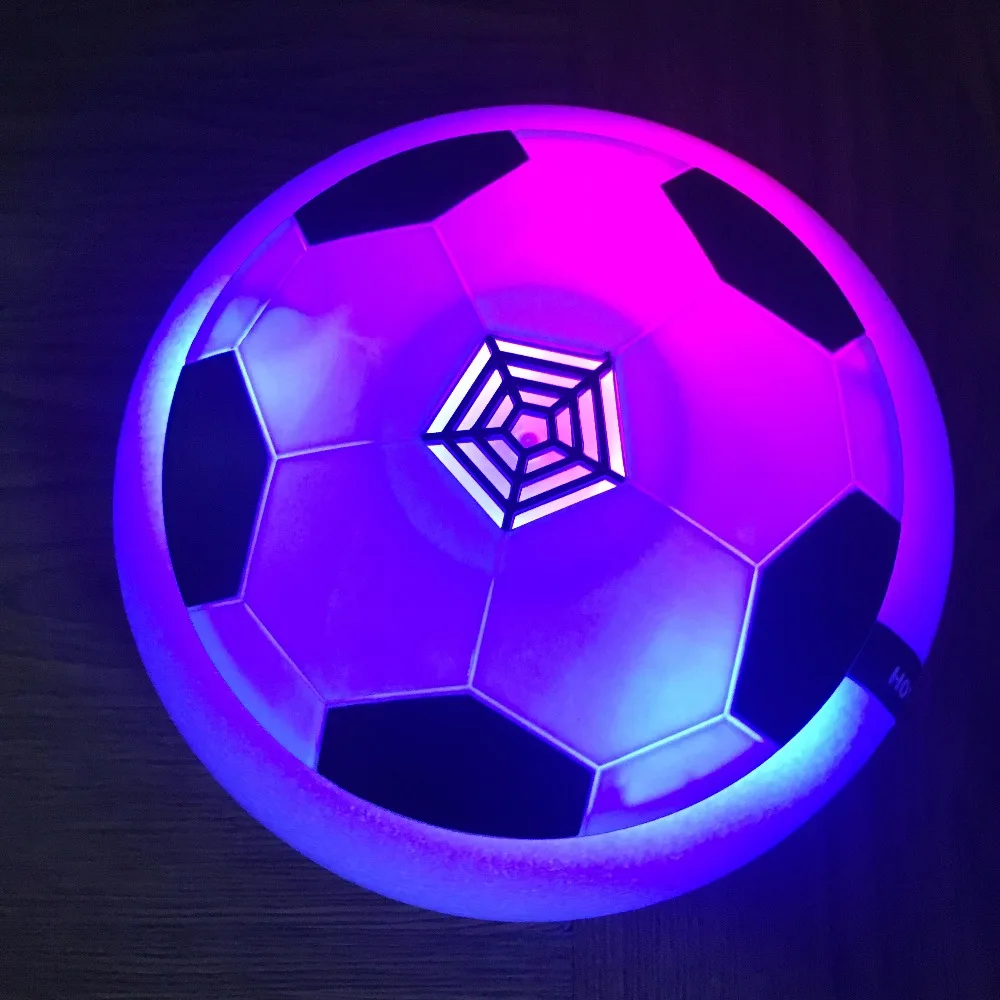 Led Light Flashing Ball Toys Air Power Soccer Balls Disc Gliding Multi ...