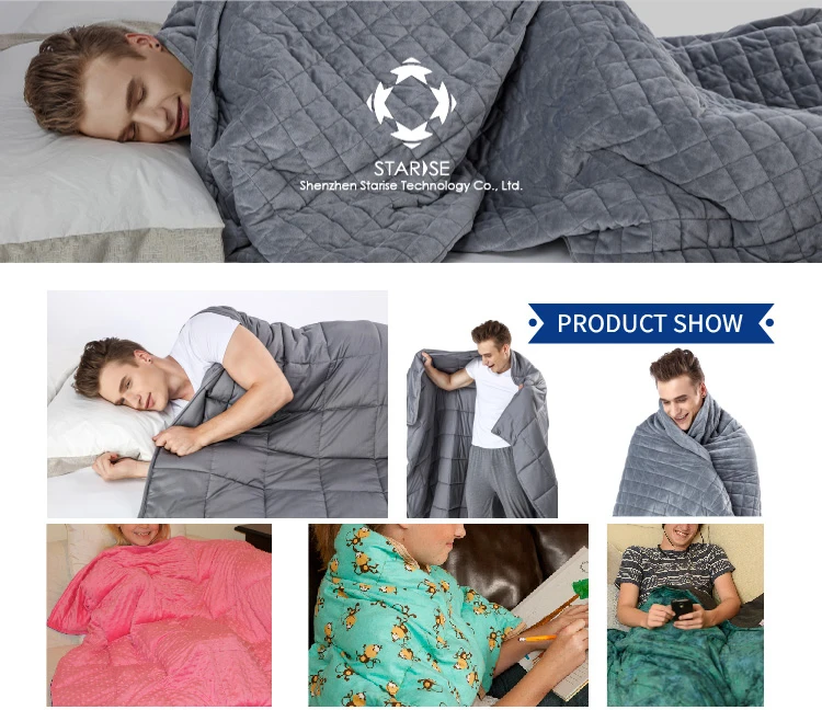 Bulk Buy from China Alibaba Factory Stock Quilt Baby Weighted Blanket