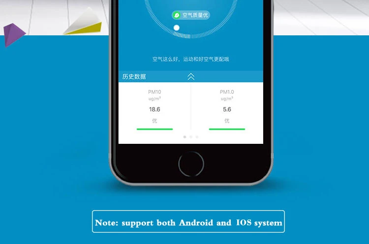 Indoor Air Quality  Detector Gas Portable PM 2.5 Monitor Air Pollution Meter