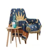 Decorative custom design tapestry yarn dyed woven throw and blanket for sofa chair