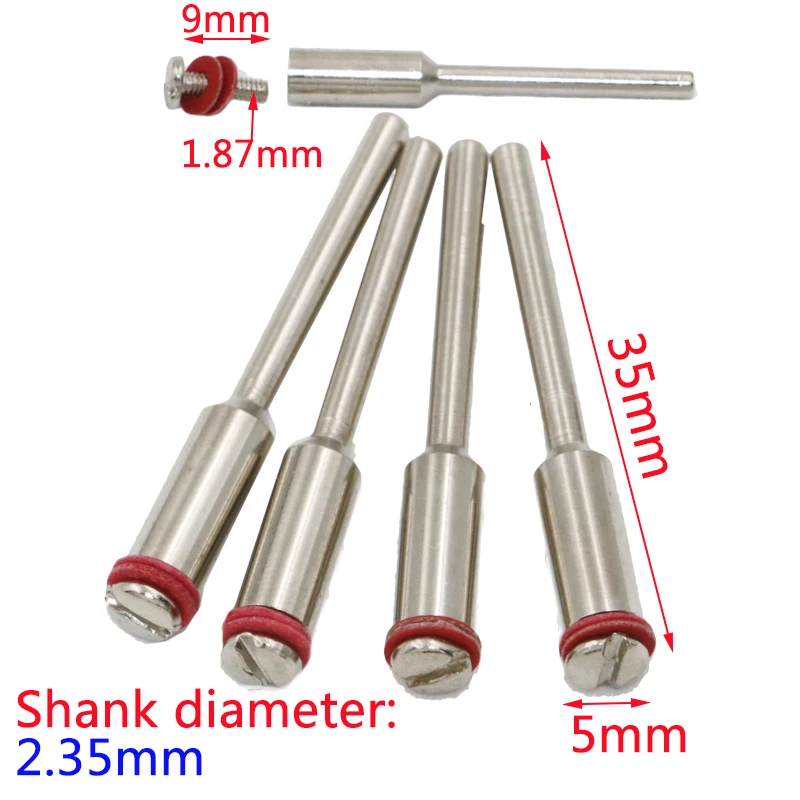 10pcs/set 2.35/3/3.17mm Diamond Cutting Disc Mandrels Cutting Cutoff