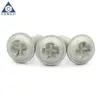 titanium fixing furniture cap cross recessed round head tapping screws