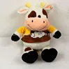 Luckiplus Hot Sale First Class Plush Doll Cute Cow Named John Safe Technology Toy For Kids