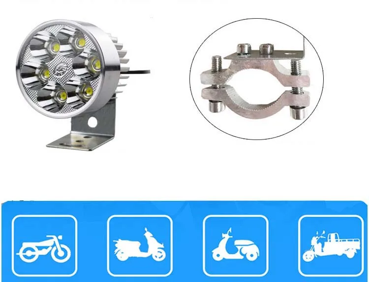 20w 30w45w Electric Motorcycle Accessories Super Bright Led Headlights