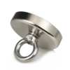 Factory Directly Supply Super Strong Pulling Force Pot Shape Fishing Neodymium Magnet with Eyebolt