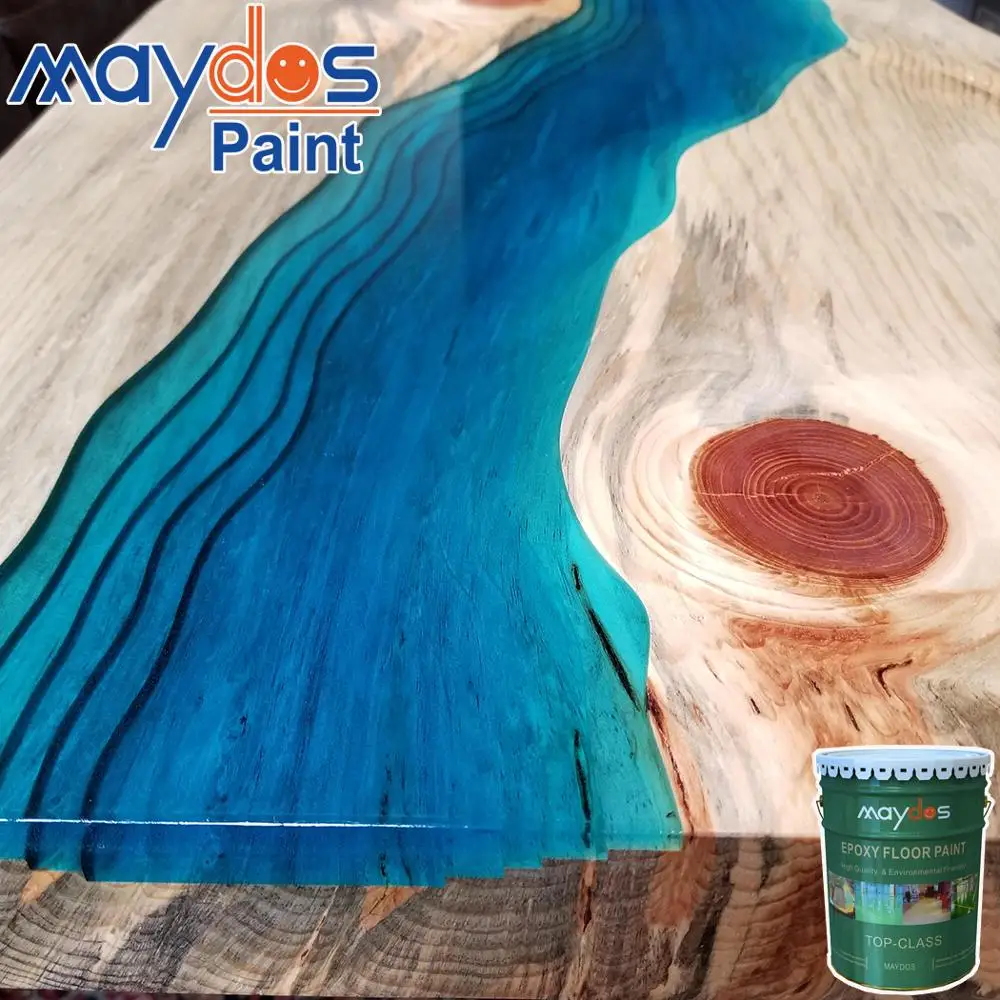 Maydos Clear Glass Epoxy Ab Transparent Paint For Wood Table
