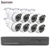 cctv camera system metal bullet camera 2.0MP ahd dvr 1080p camera kit