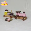 wholesale educational baby wooden cake train toy for pull W05C026