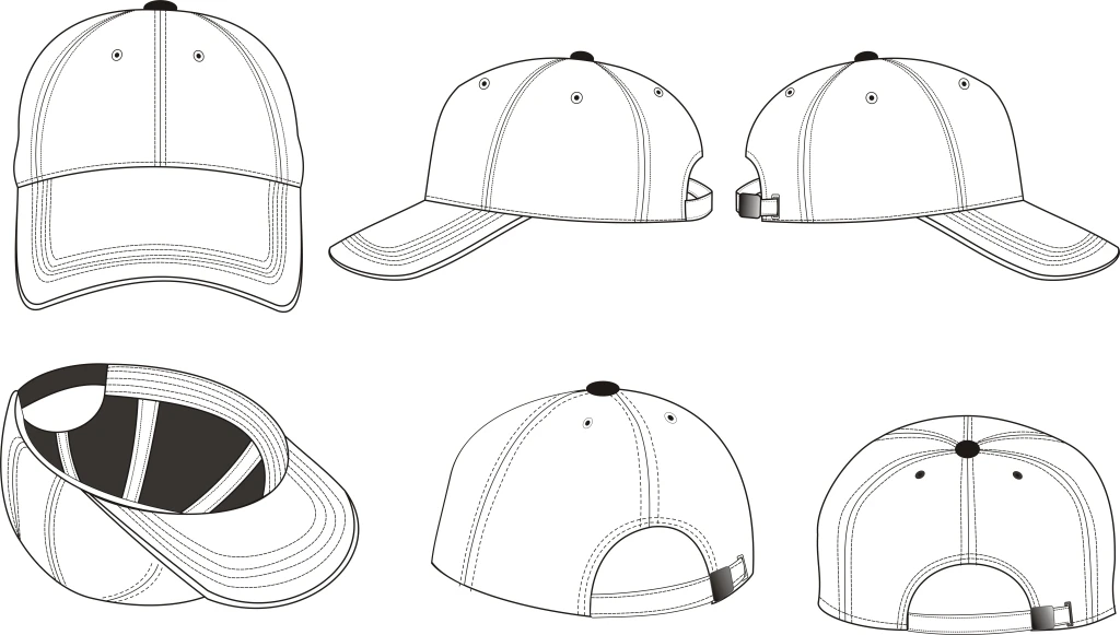 Кепка шаблон. Кепка спереди вектор. Кепка вид сбоку вектор. Кепка сбоку макет вектор. Бейсболка вид сбоку вектор.