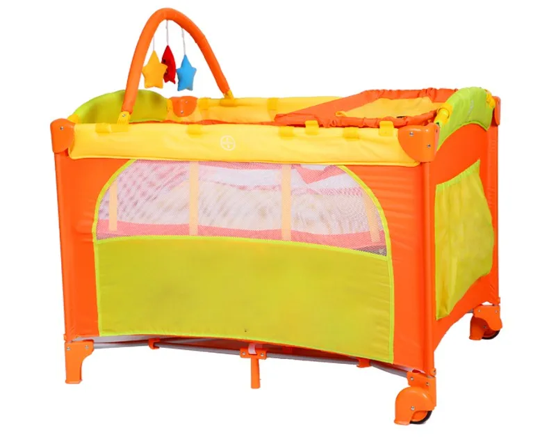 Baby Play Yard With Changing Table,Baby Folding Playpen,Travel Cot