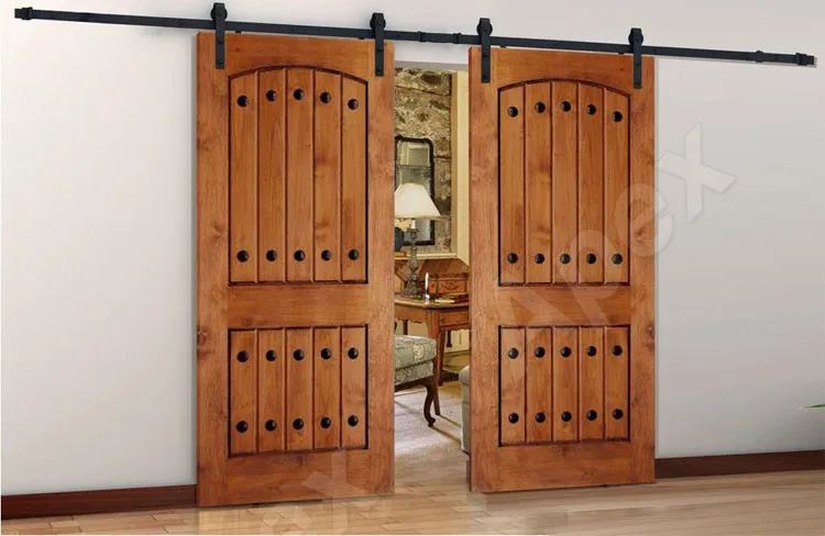 Puerta Corredera De Madera De Caoba,Herrajes Para Puerta De Granero