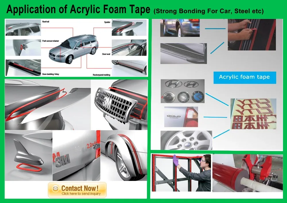 double sided acrylic foam tape 