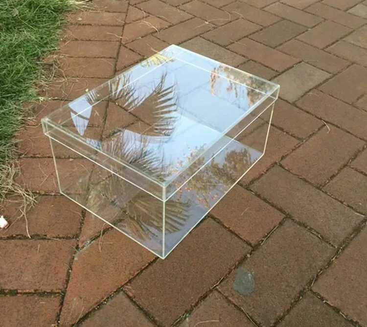 Acrylic Showcase Clear Acrylic Shoe Box,Slide Out Acrylic Shoe Sneaker