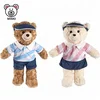 Creative Sport Baseball Suits Soft Plush Couple Teddy Bear Toy Wholesale Cute Boy And Girl Stuffed Plush Golf Uniform Teddy Bear