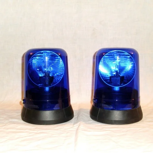 High Quality  Blue H1  Halogen Rotating  Lamp Warning Beacon Light (BOSCH-RKLE200)