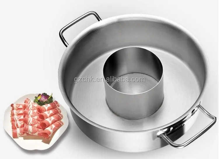 Induction Commercial Electric Stainless Steel Chinese Hot Pot With